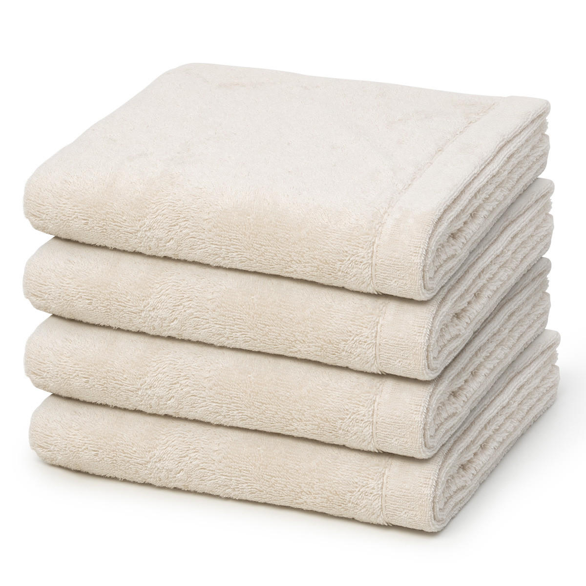 HANDTUCH Lifestyle 4er-Set - Naturfarben, Textil (50/100cm) - Cawoe