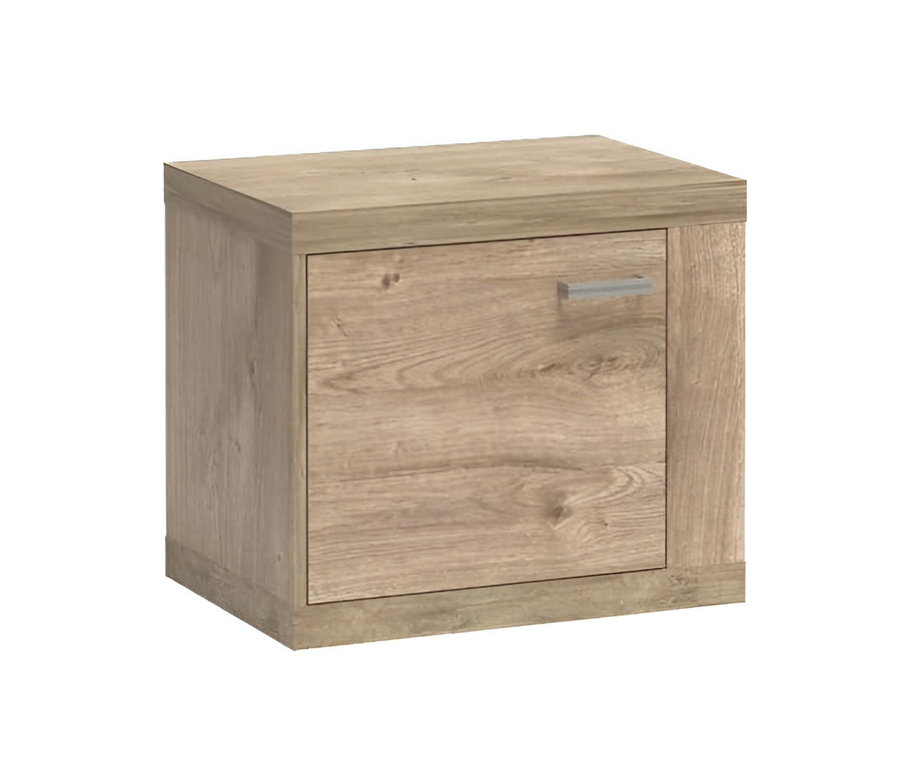 NACHTTISCH NATURAL​ N-18 - Eichefarben, Holzwerkstoff (57/55/41cm) - Meblini