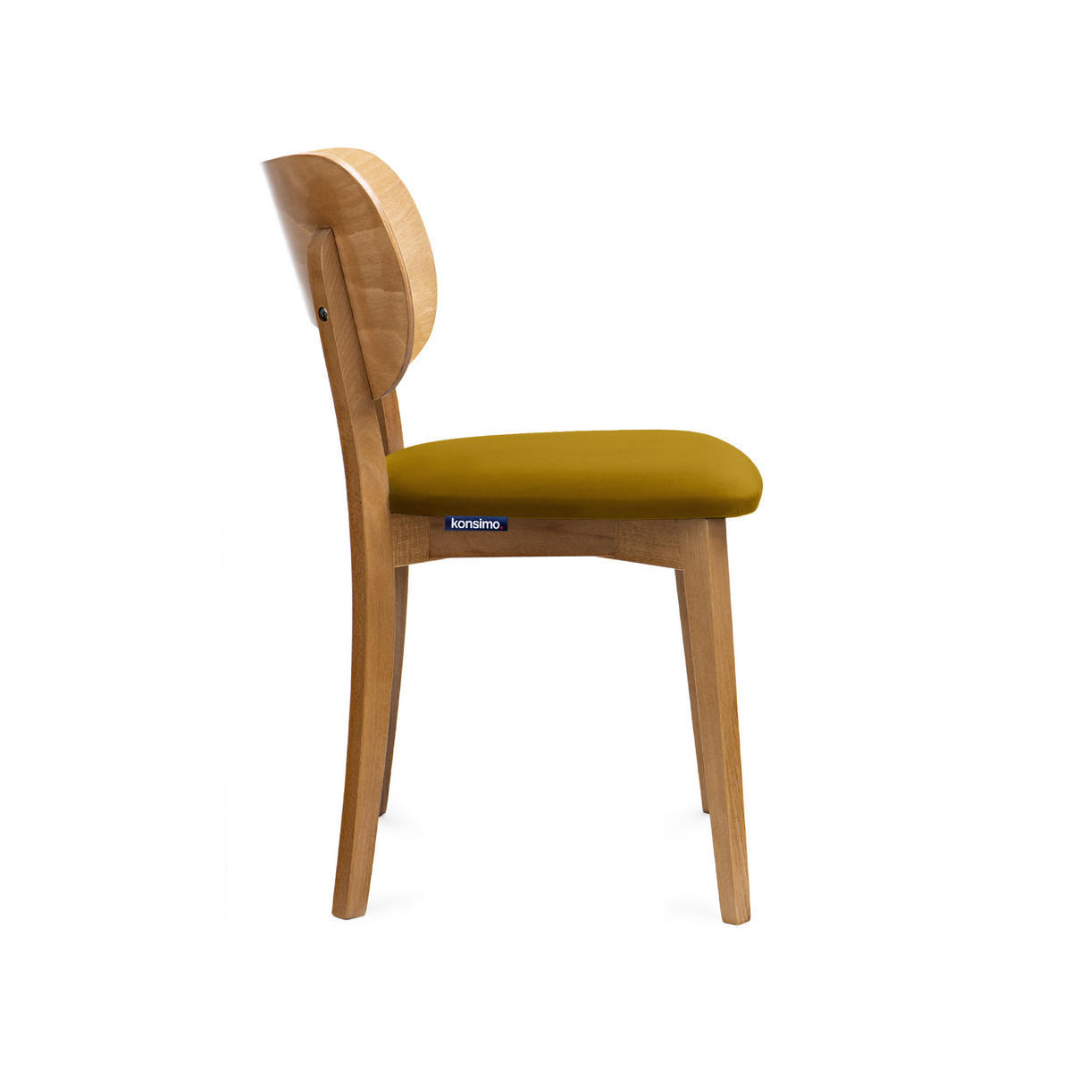 ESSZIMMERSTÜHLE LYCO (2er-Set), honig / Eiche hell - Eichefarben/Honig, Holz/Buchenholz (47/81/45cm) - KONSIMO®