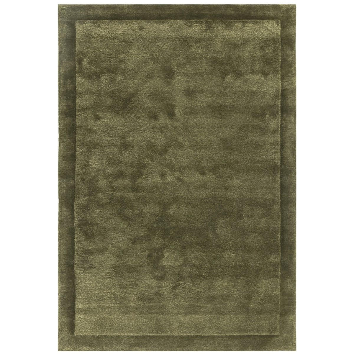 TEPPICH Moderner für Wohn- und Schlafzimmer aus Wolle und Viskose SHINE Grün 160 x 230 cm - Grün, Naturmaterialien (160/230cm) - Novatrend