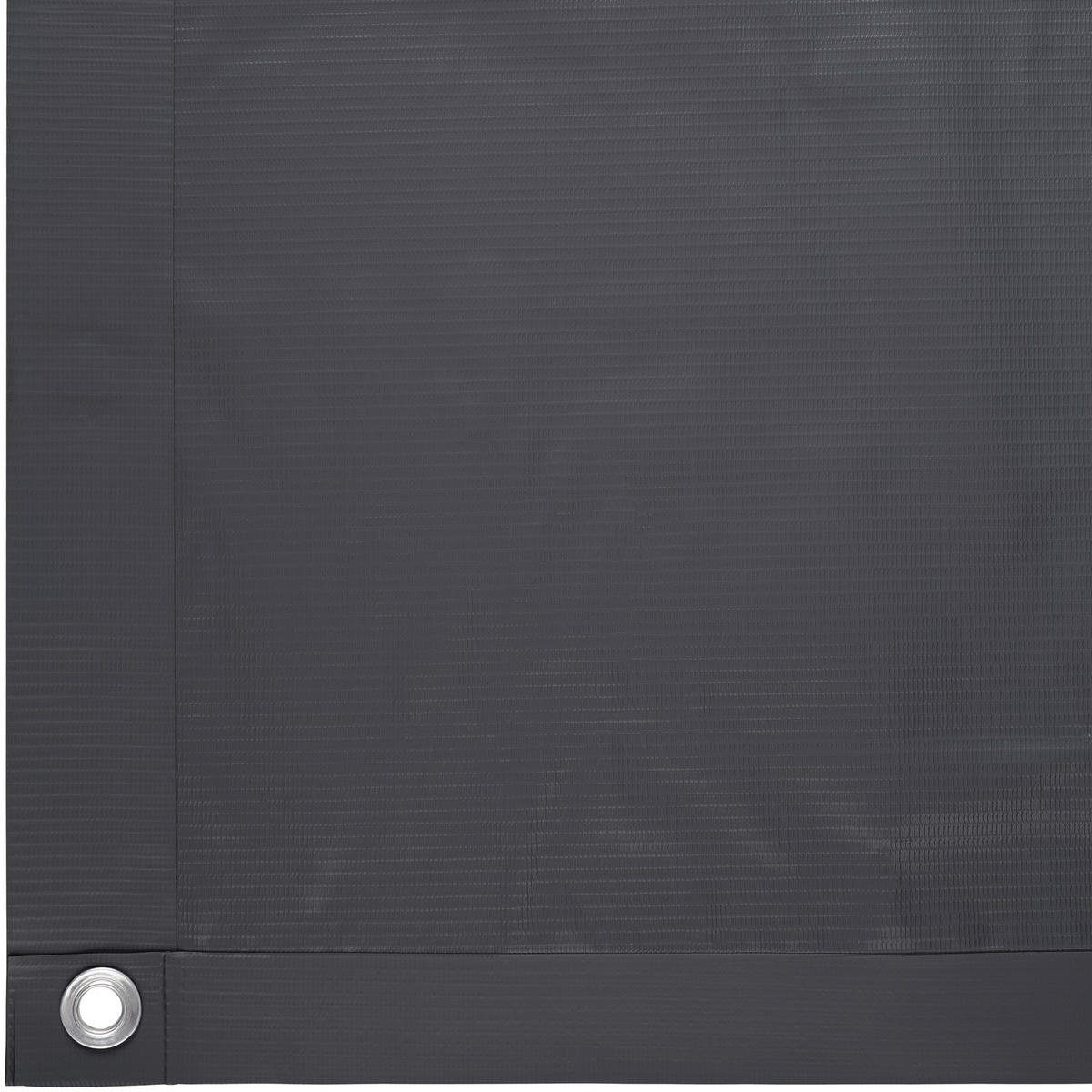 BALKONBESPANNUNG ,600 x 90 cm,schwarz - Schwarz, Kunststoff (90/0.5cm) - tectake