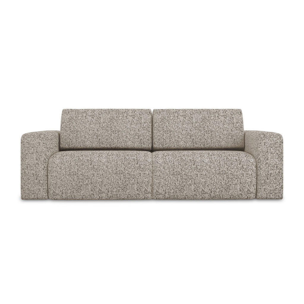 Thumbnail - Makamii 3-Sitzer, Cappuccino, Textil, Füllung: Schaumstoff, 224x80x103 cm, Made in EU, Wohnzimmer, Sofas & Couches, Sofa...