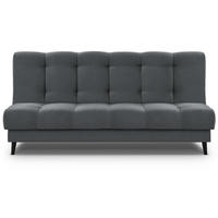 3-SITZER Schlafsofa Nancy grau - Grau, Holz/Textil (220/89/93cm) - Beautysofa