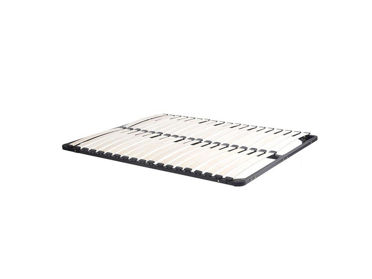 LATTENROST - 2 Personen - Metall - Schwarz - Schwarz, Metall (140/200cm) - Vente-Unique