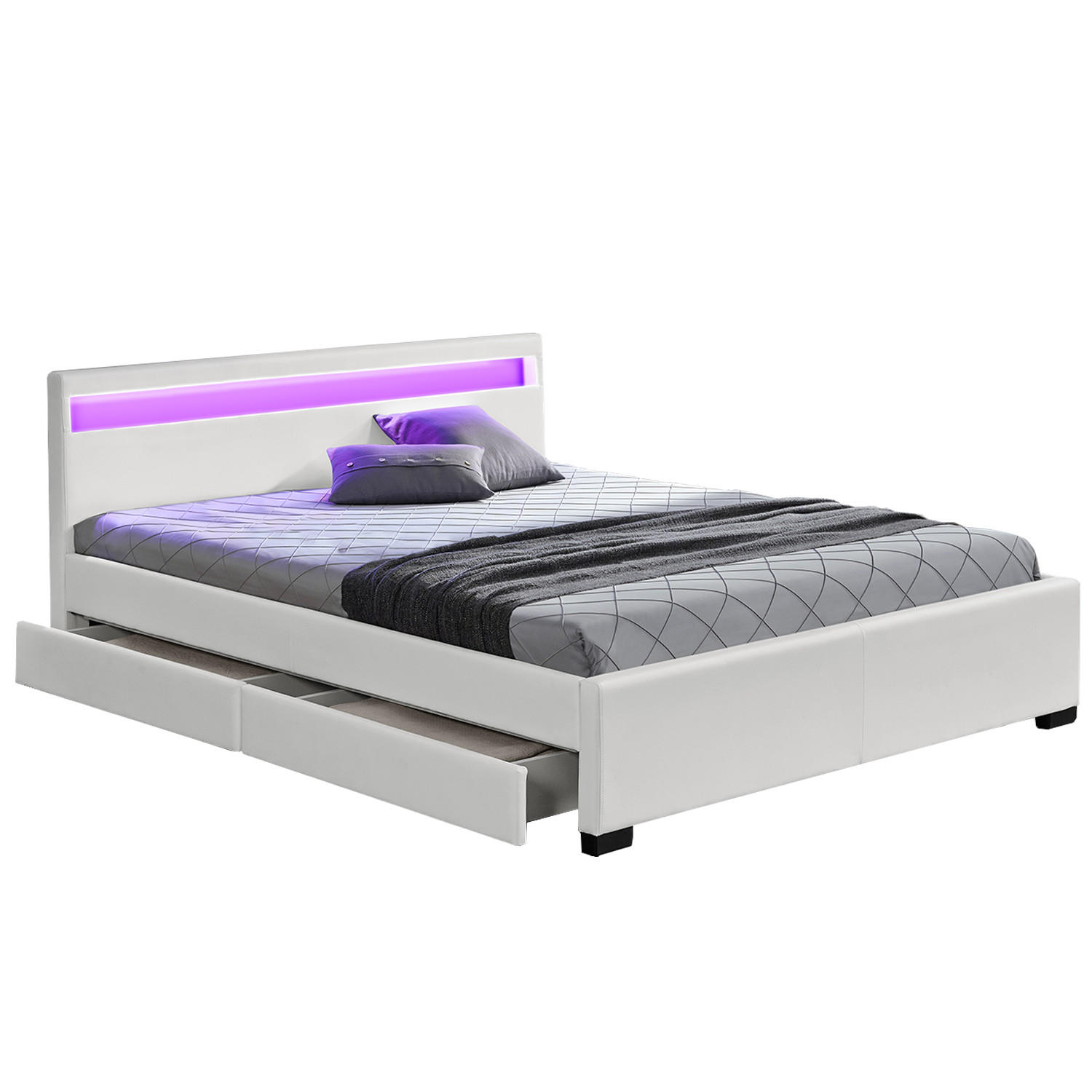 Concept Usine Bett Weiß 160x200 cm