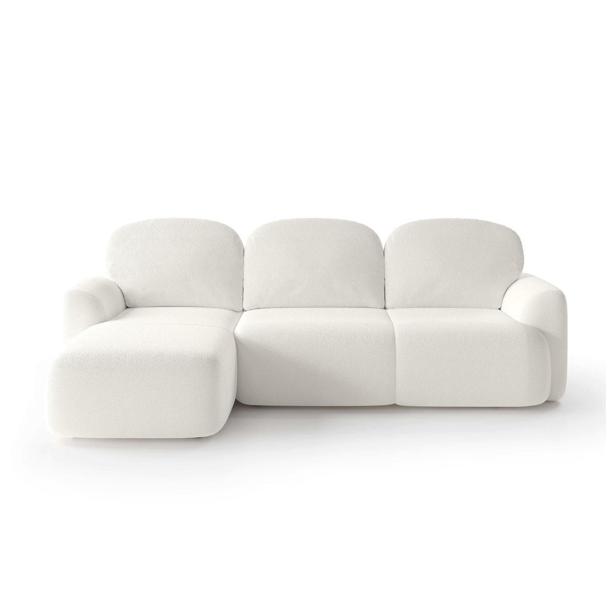 ECKSOFA Bulu Goldfarben - Goldfarben, Textil (260/95/163cm) - Pillovely