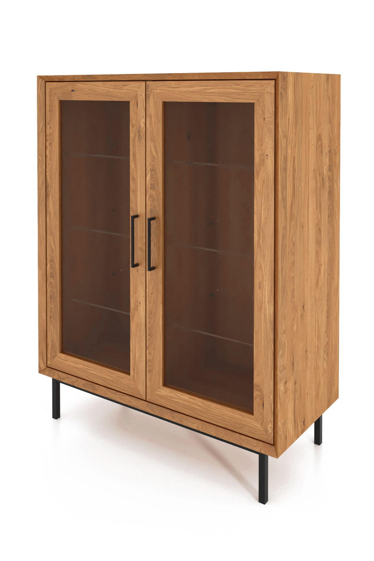SIDEBOARD LEON Wildeiche - Wildeiche, Holz (97/125/45cm) - byoak