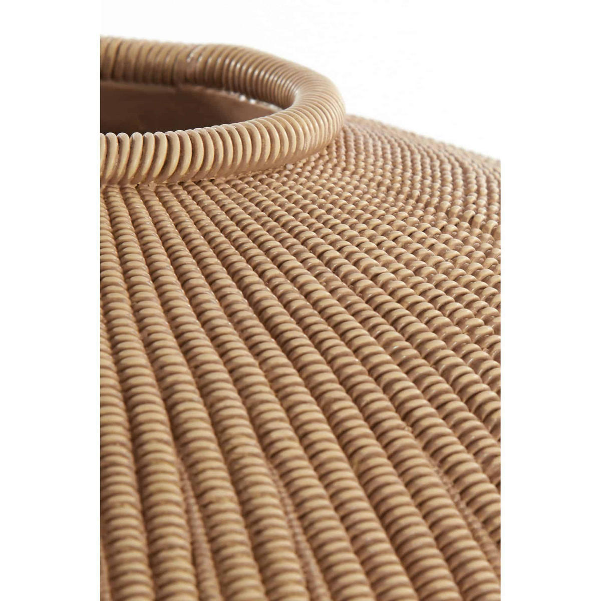 VASE Valerie Braun 35/35/26.5 cm - Braun, Kunststoff (26.5cm) - Light & Living