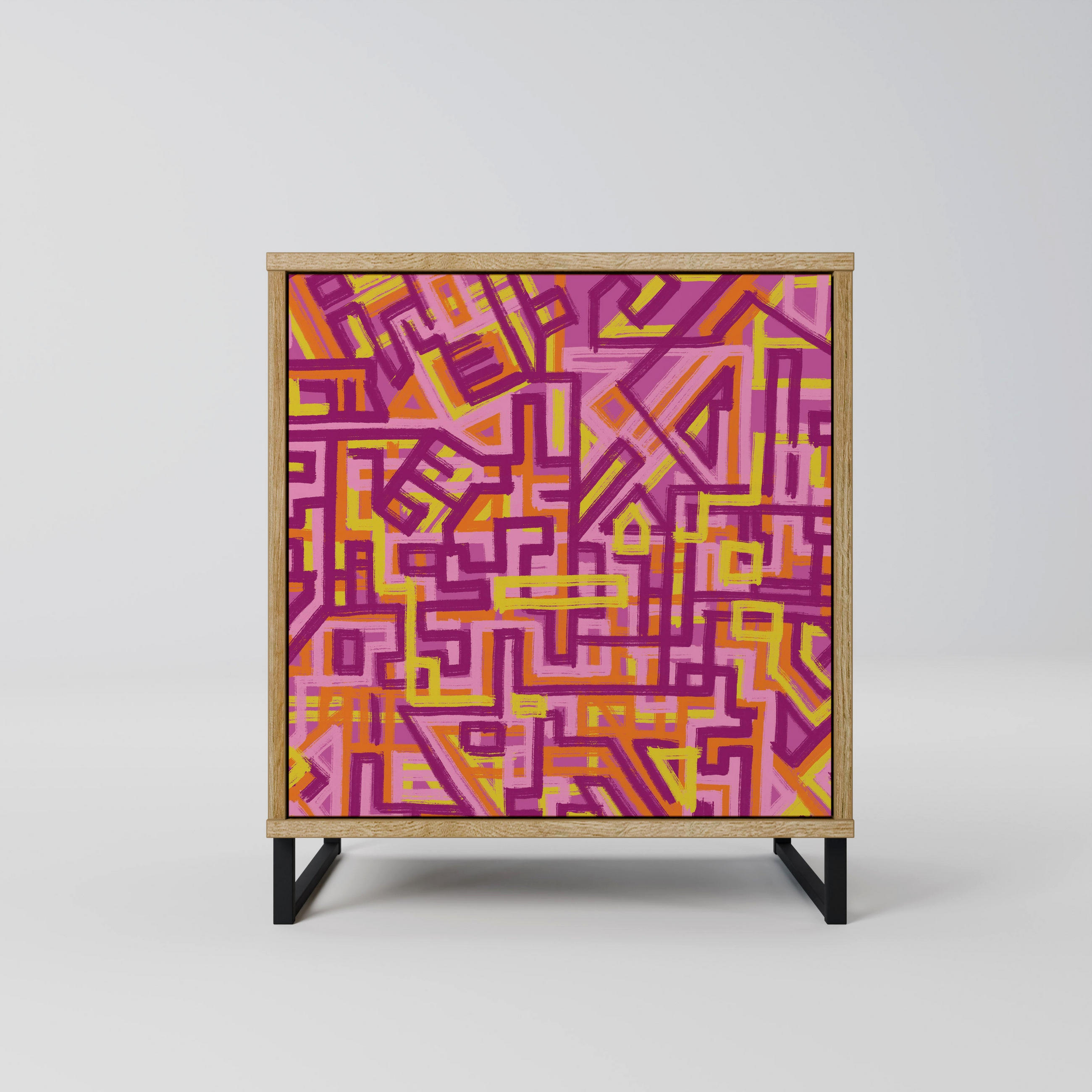 SpaceRebels Sideboard Eiche 57.5x67.5x42 cm