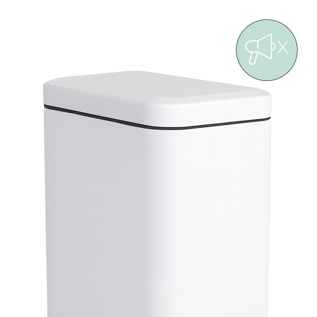 BAD-MÜLLEIMER - Multicolor, Kunststoff/Metall (14/29.5/26cm) - Relaxdays