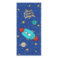 HANDTUCH space rocket 70x150 cm mehrfarbig - Multicolor, Textil (70/150cm) - Happy Friday