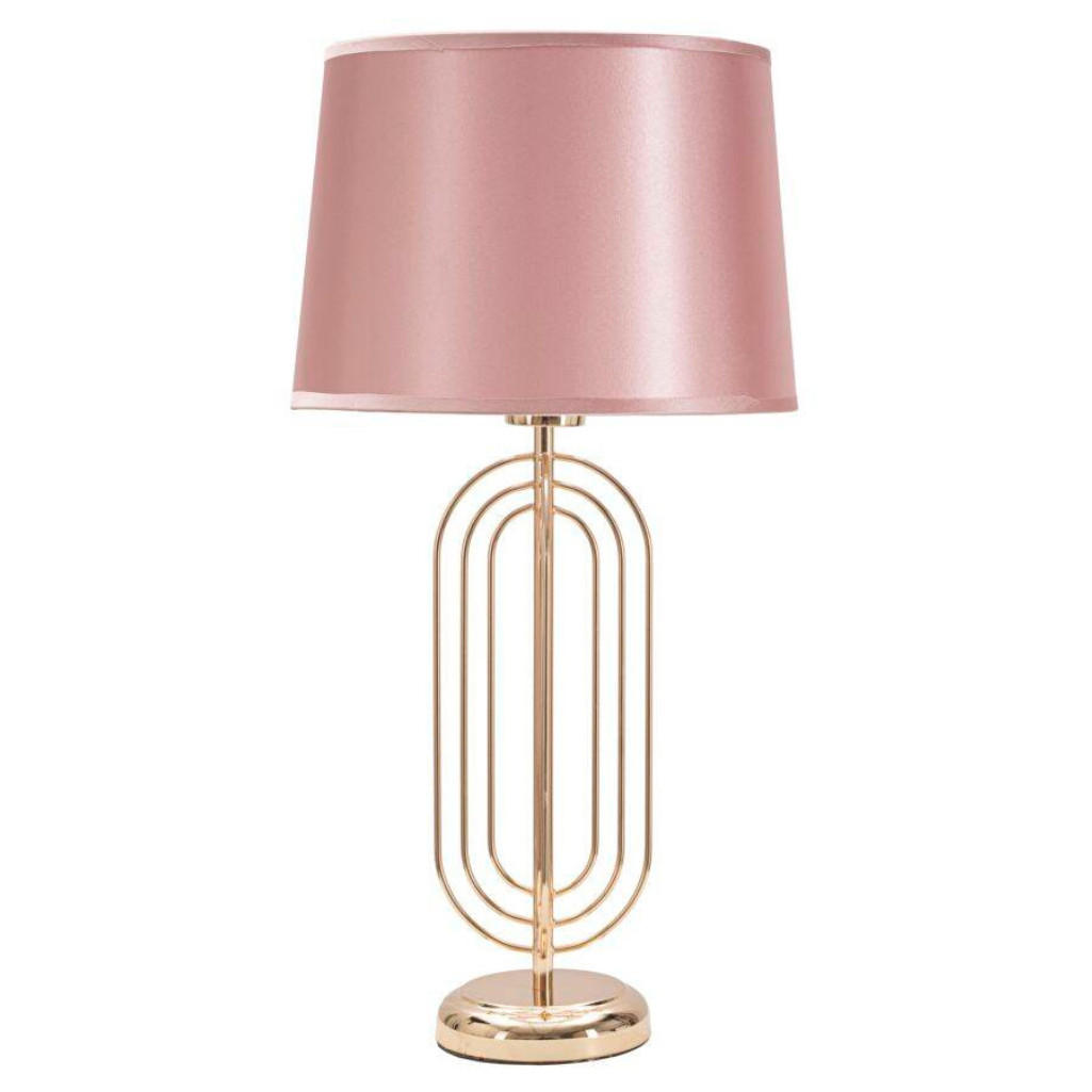 TISCHLEUCHTE Krista 55 cm - Rosa, Metall (28/28/55cm) - Mauro Ferretti