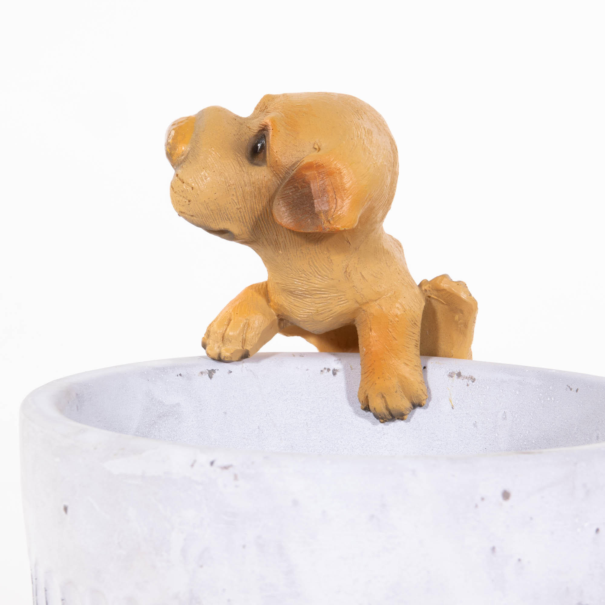 DEKOFIGUR Hundchen für Blumentopf - Multicolor, Kunststoff (9.5/5/9.5cm)