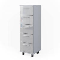 Weiß Hochglanz, Holzwerkstoff (30/95/30cm) - Vicco