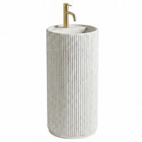 STANDWASCHBECKEN Rea Margarita - Weiß, Kunststoff (39/85/39cm) - REA