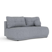 SCHLAFSOFA Cirrus Grau Webstoff - Schwarz/Grau, Holz/Holzwerkstoff (206/95/105cm) - Maison de Reve