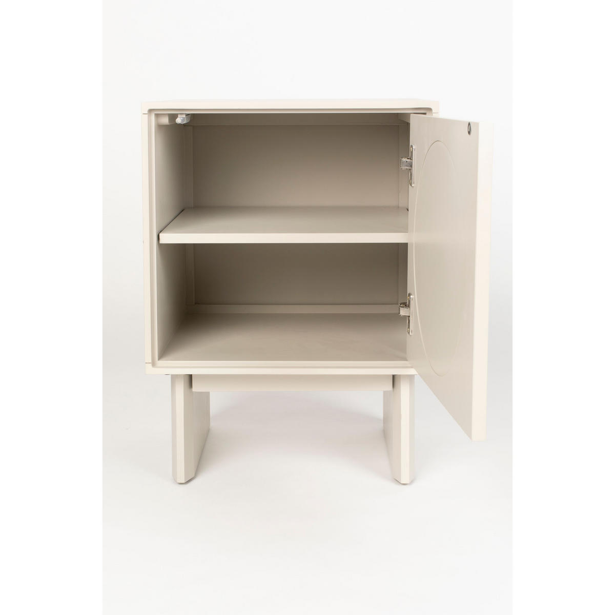 BEISTELLTISCH Twin - Grau, Holzwerkstoff (40/44/59cm) - Zuiver