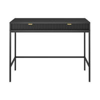 SCHMINKTISCH – T104 – 104 cm – NOVA – Schwarz - Schwarz, Holzwerkstoff (50/104/78cm) - hi-markt