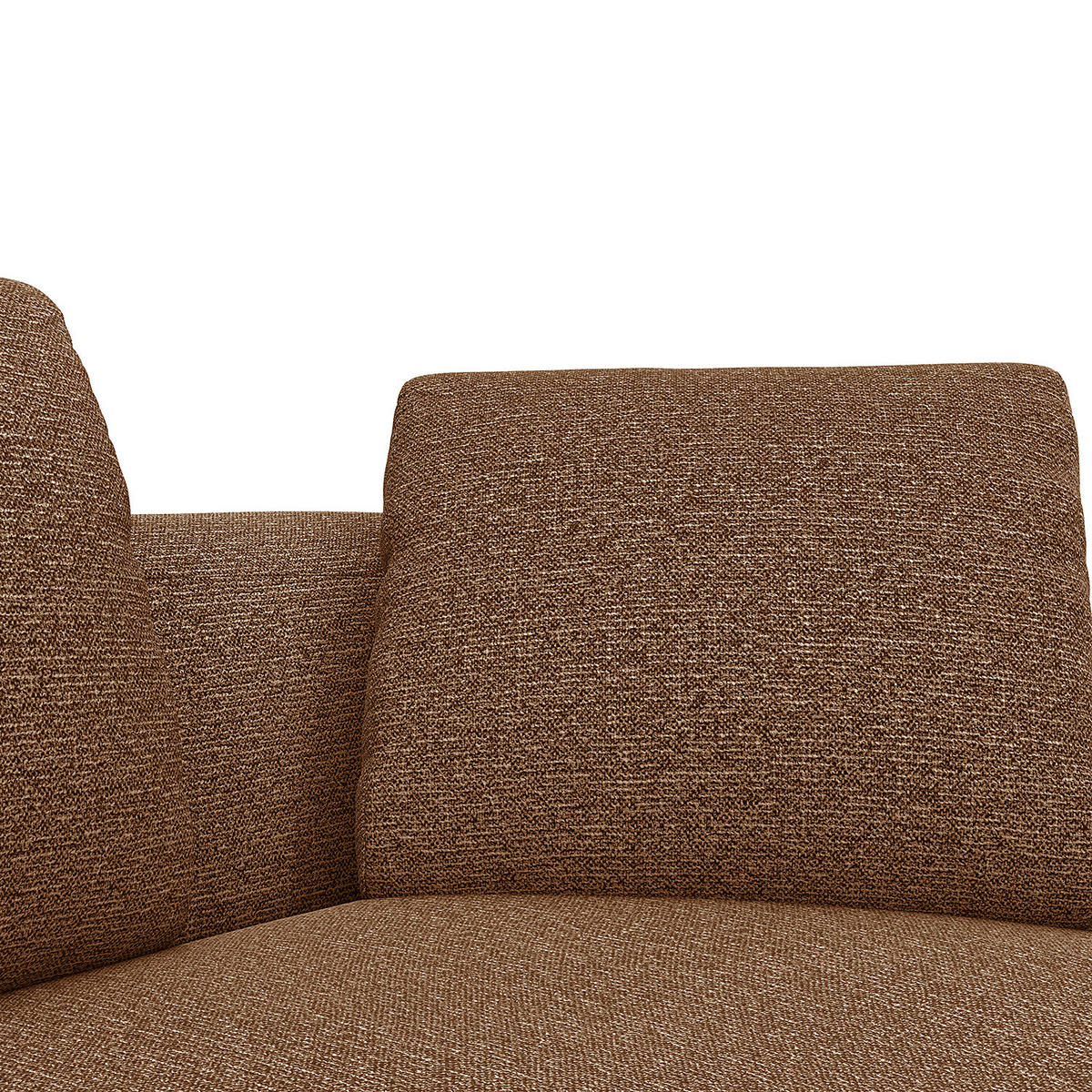 2,5-SITZER SOFA - Beige, Textil (186/74/102cm) - home24