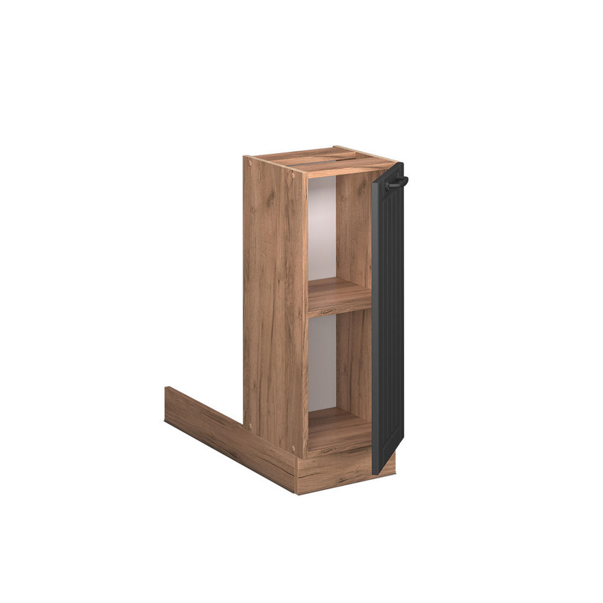 KUCHYŇSKÝ OSTROV Fame-Line Tmavě šedá - medově dubová/tmavě šedá, kompozitní dřevo (30/82/70cm) - Vicco