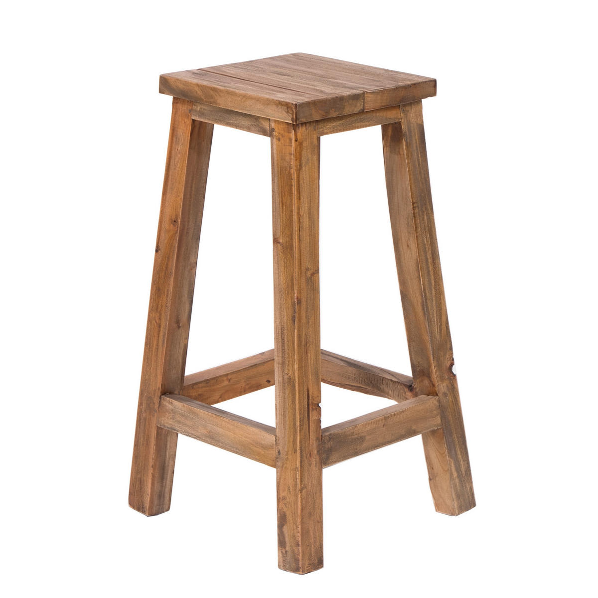 BARHOCKER Nippo Massivholz naturfarben - Naturfarben, Holz (35/70/35cm) - DESIGN DELIGHTS