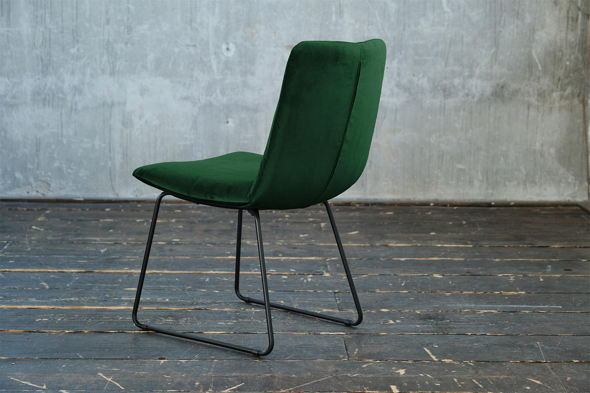 STUHL NEW CHARME Smaragdgrün Velvet (1er-Set) - Smaragdgrün, Textil (52/87/66cm) - KAWOLA