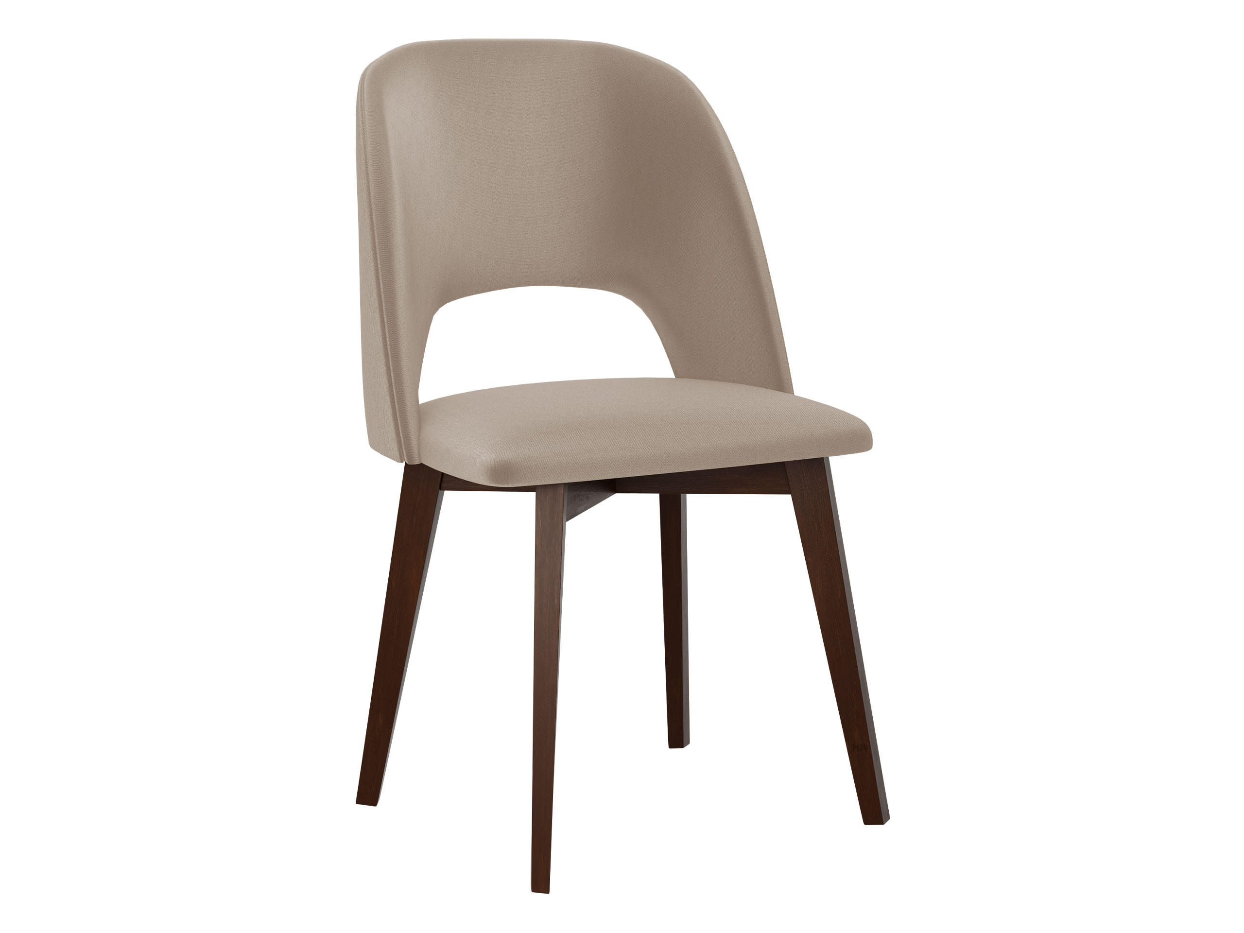 STUHL Monti 4, Holzfarbe: Nuss - Beige/Walnussfarben, Holz (48/83/54cm) - MIRJAN24