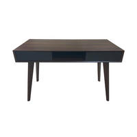 SCHREIBTISCH RETRO in Holzoptik mit Schubladen Dunkelbraun - Braun, Holz (120/55/75cm) - SVITA