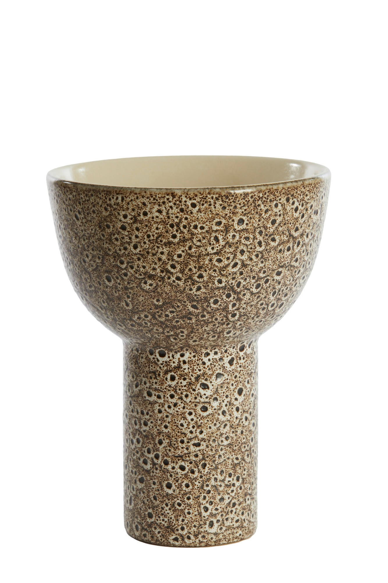 SCHALE Kavala Weiß Ø25,5/33,5 cm - Weiß, Keramik (25.5/33.5cm) - Light & Living