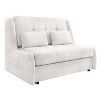 SCHLAFSOFA Viva Elite II - Creme/Schwarz, Holz/Metall (126/85/98cm) - MIRJAN24