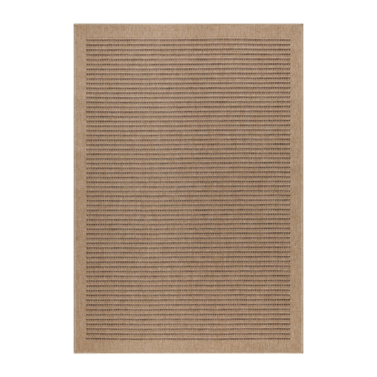 TEPPICH Outdoor Flachgewebe Vintage Polypropylen Balkon Schwarz Läufer 80x150 - Schwarz, Textil (80/150cm) - KADIMA DESIGN