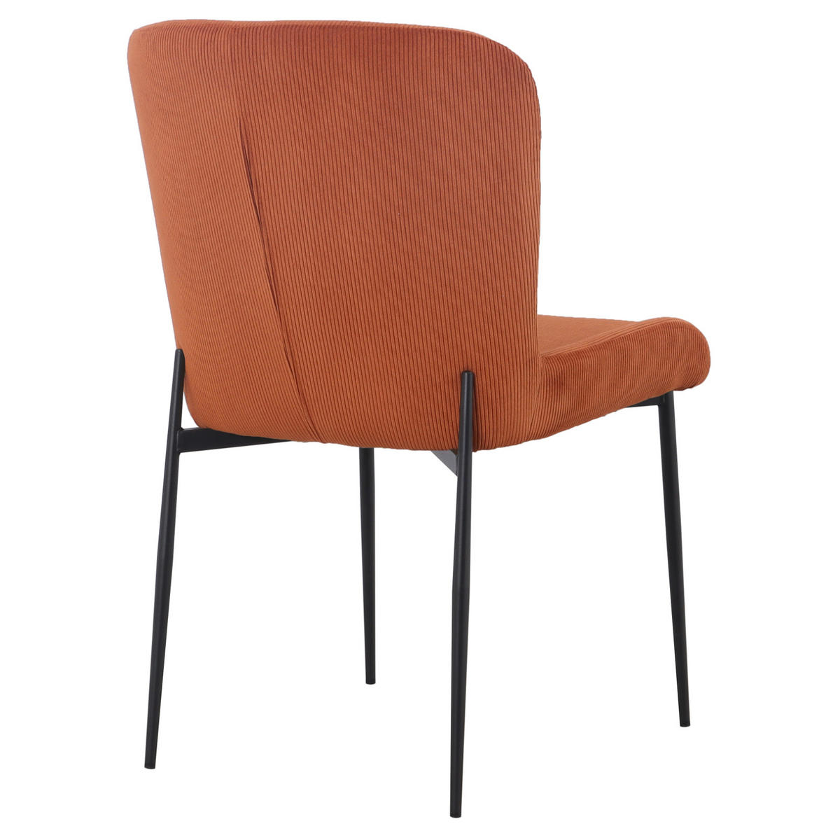 ESSZIMMERSTÜHLE 2er Set FREDDIE Orange - Orange, Textil (48/83/56cm) - SVITA