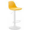 BARHOCKER Kunststoff gelb - Gelb/Weiß, Kunststoff/Metall (39/82/43cm) - CLP