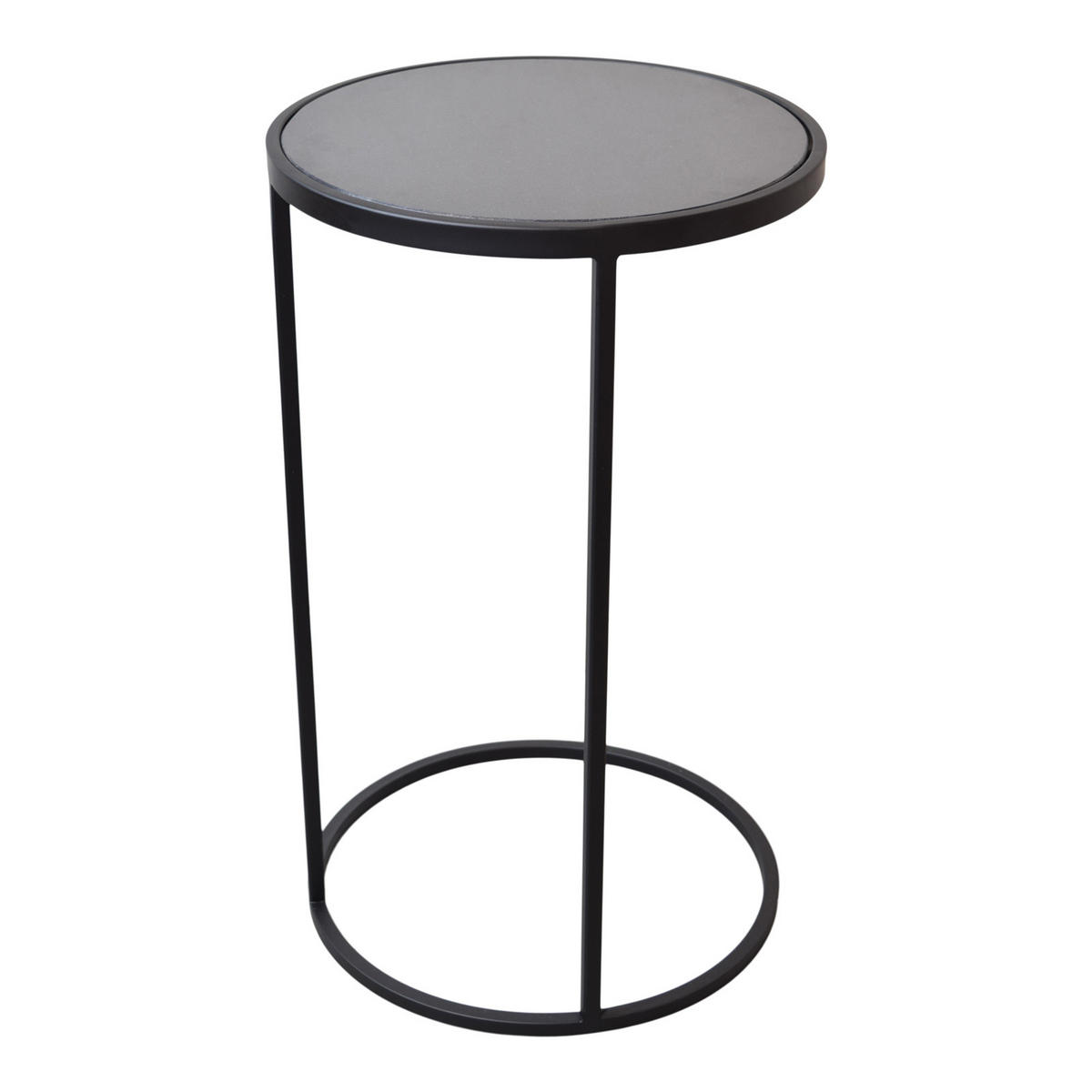 BEISTELLTISCH Nova Schwarz - Schwarz, Metall (36/36/60cm) - LOFT42