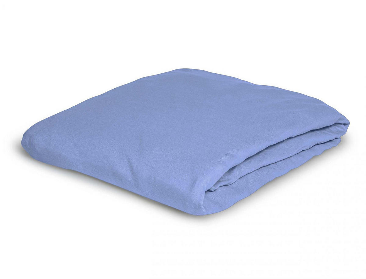 SPANNBETTTUCH ORION 0009 - Blau, Textil (100/200cm) - Irisette