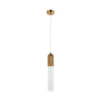 HÄNGELEUCHTE Hita, Gold / Messing, 41cm - Goldfarben, Glas (145/6.5/41cm) - KOSILUM
