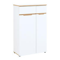 AKTENSCHRANK Manresa-36 - Weiß, Holzwerkstoff (75/122/38cm) - Lomado