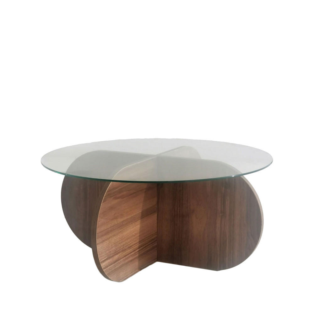Drawer Couchtisch Nussbaum 75x35x75 cm