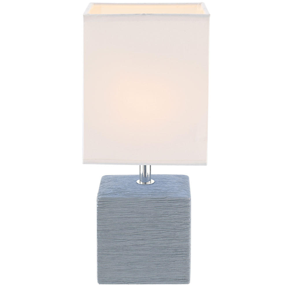 LED TISCHLEUCHTE Keramik Grau - Grau, Textil (13/11/29cm) - Globo Lighting