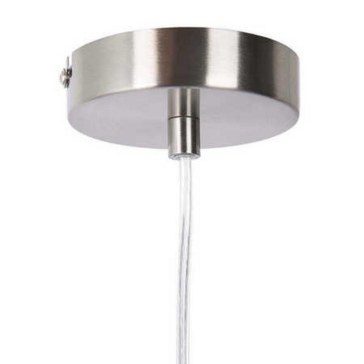 PENDELLEUCHTE Glas Rauchgrau Nickel - Orange, Glas (14/14/150cm) - Globo Lighting