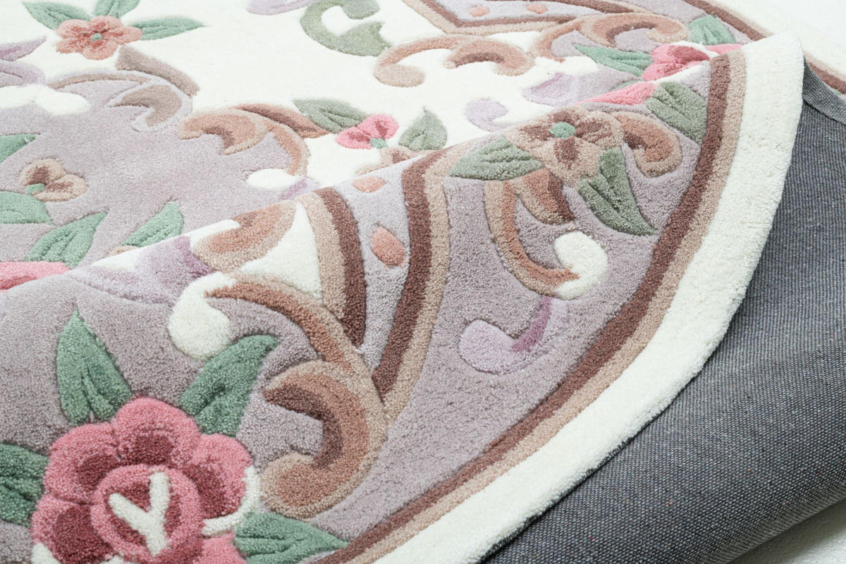 HANDTUFTTEPPICH Ming 120x170 cm - Beige, Textil (120/170cm) - THEKO