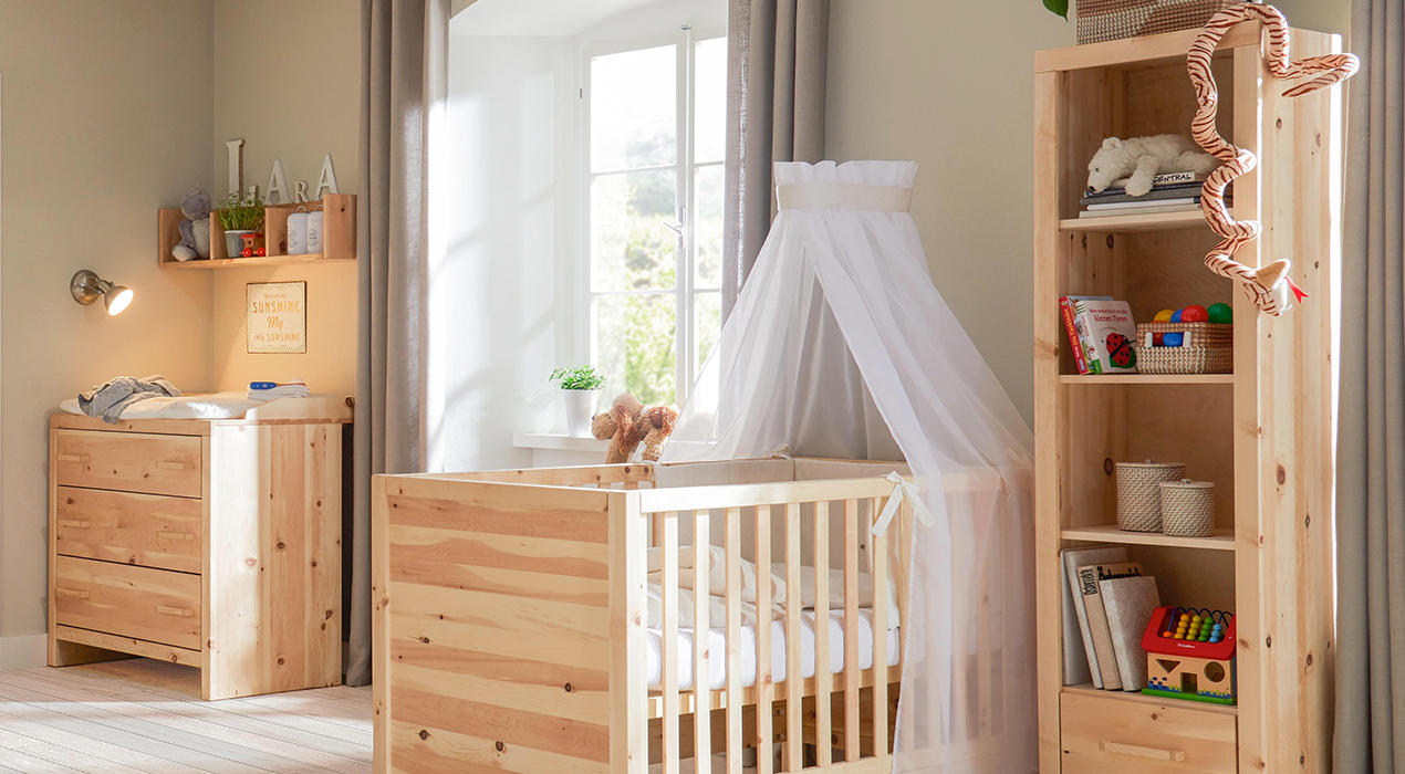 Babyzimmer natur