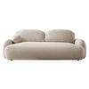 SCHLAFSOFA Mayo - Beige/Schwarz, Holzwerkstoff/Kunststoff (256/85/115cm) - MIRJAN24