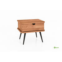 NACHTTISCH LINA - Kernbuche, Holz (50/42/41cm) - byoak