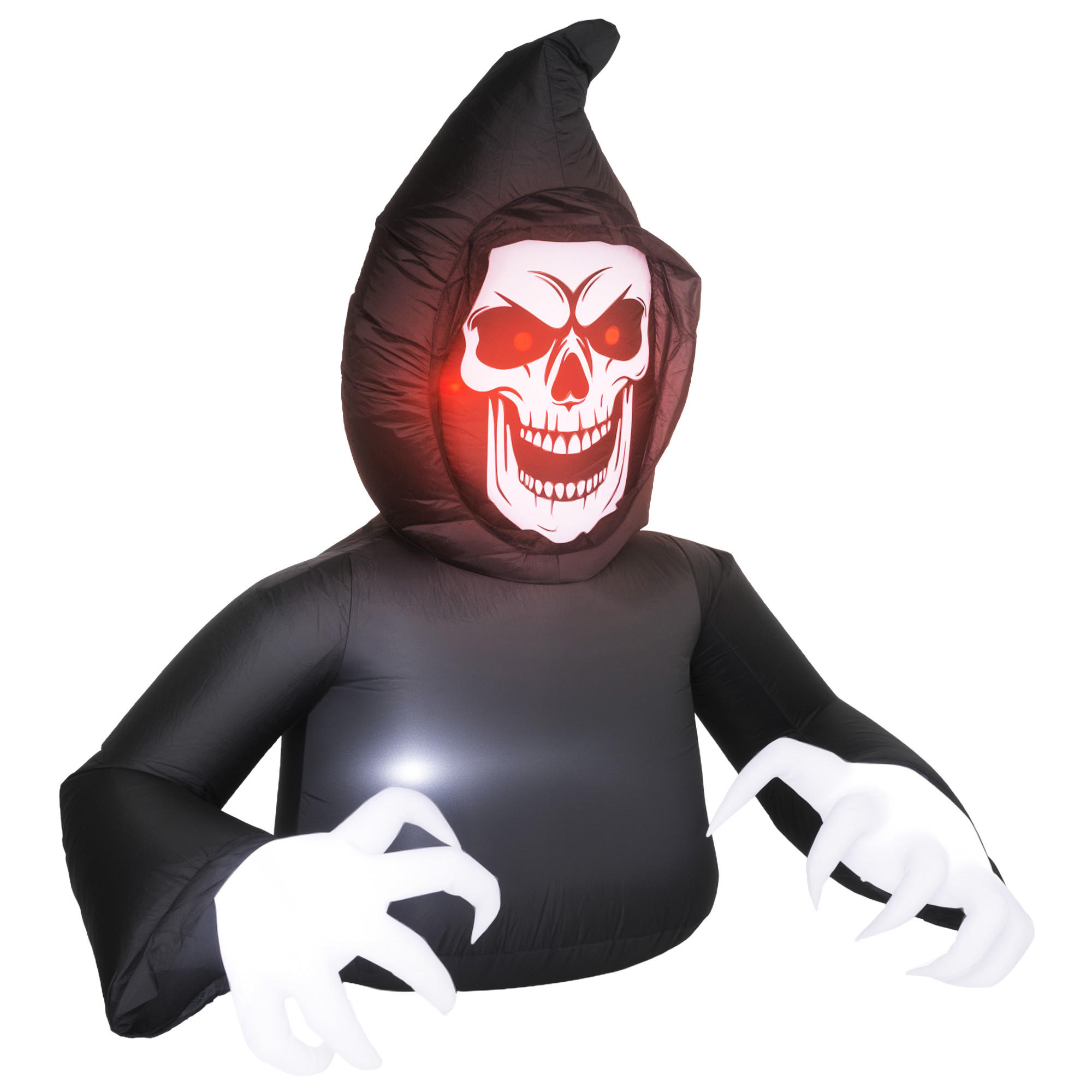 HALLOWEEN-DEKORATION Schwarz 190.0/115.0/180.0cm - Schwarz, Textil (115/180/190cm)