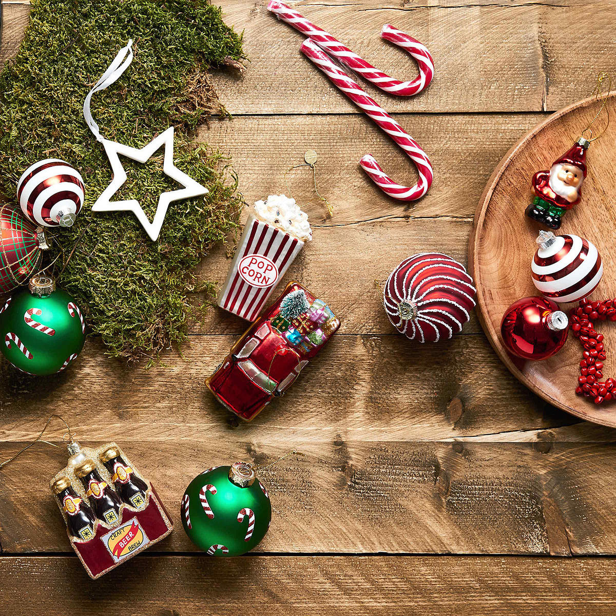 BAUMANHÄNGER Hang On - Rot, Glas (6/11/9cm) - Butlers