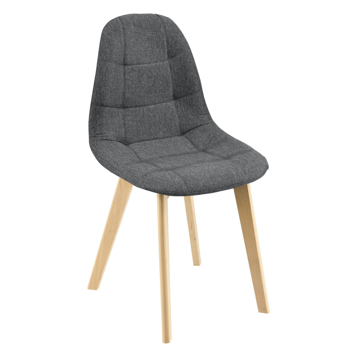 ESSZIMMERSTUHL Kopparberg 6er-Set - Grau, Textil (53/86/47cm) - [en.casa]