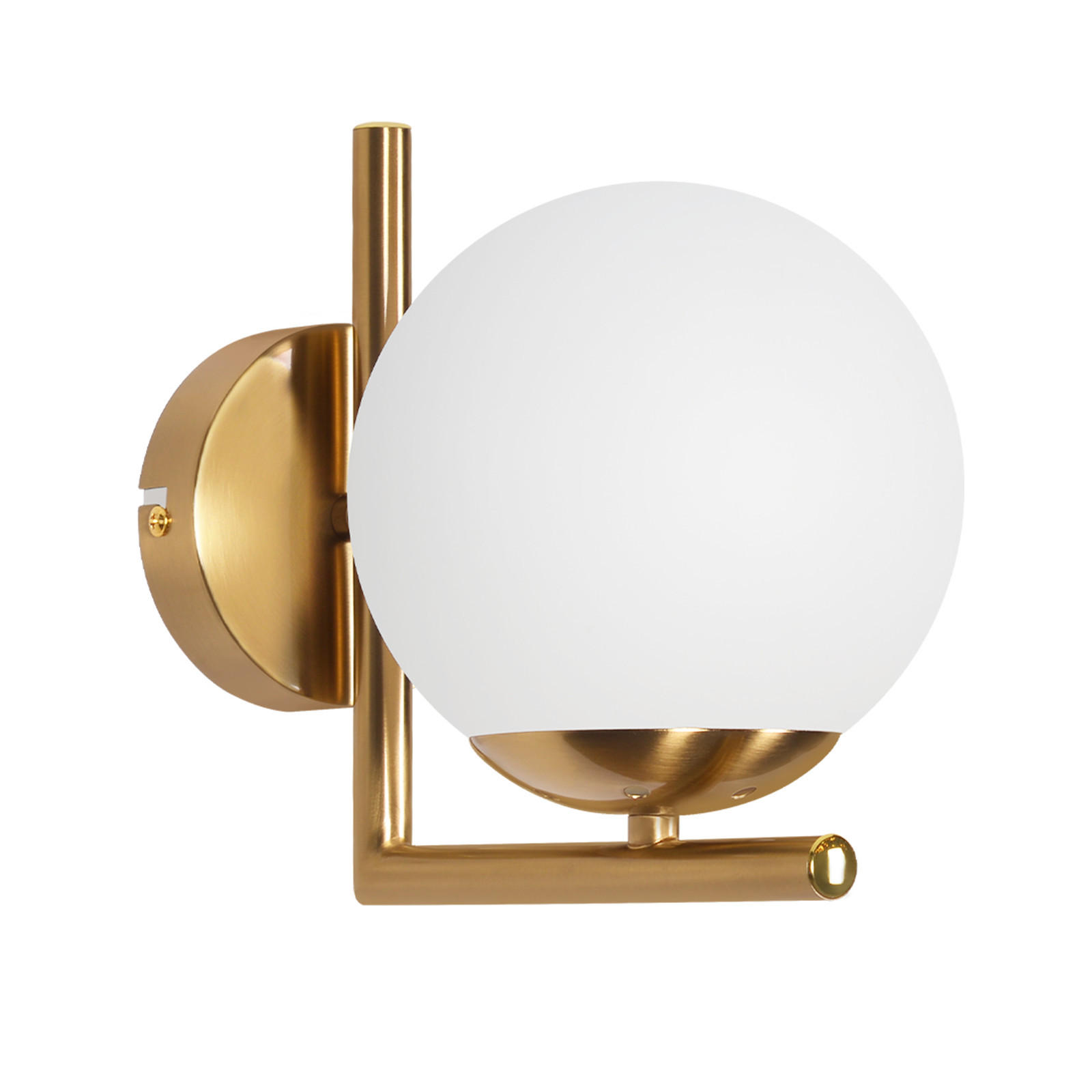 WANDLEUCHTE Marwick - Goldfarben, Metall (22/15/20cm) - Nettlife