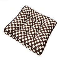 GARTENHOCKERAUFLAGE 42/42/9 cm - Braun, Textil (42/9/42cm) - Authentics