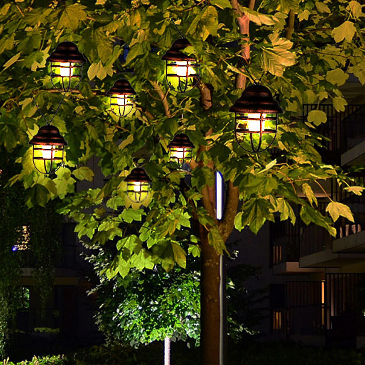 LED AUSSENLEUCHTE Rostoptik Braun - Braun, Metall (430/8/11cm) - Globo Lighting